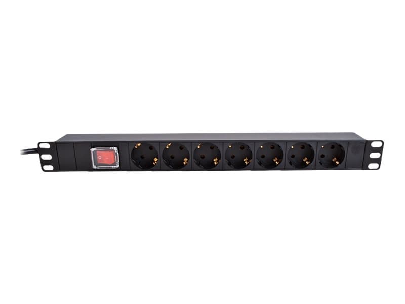 LinkIT 19" Strømskinne 7xCEE 7/4 2m