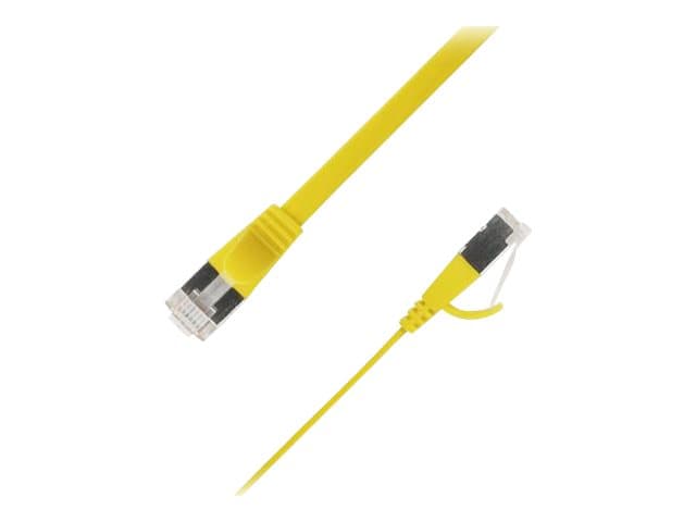 LinkIT Flat U/UTP Cat6a gul 0.3m